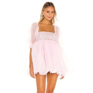 selkie angel delight pink puffer dress - size S